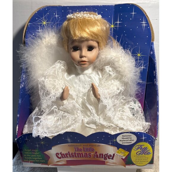 The Little Christmas Angel Animated Musical Doll 12" Tall - Picture 6 of 9